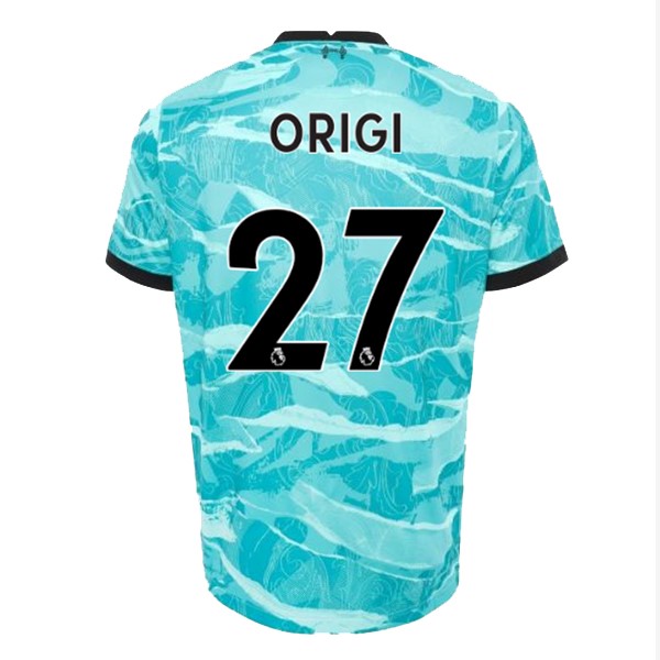 Maglia Liverpool NO.27 Origi Away 20/21 Blu